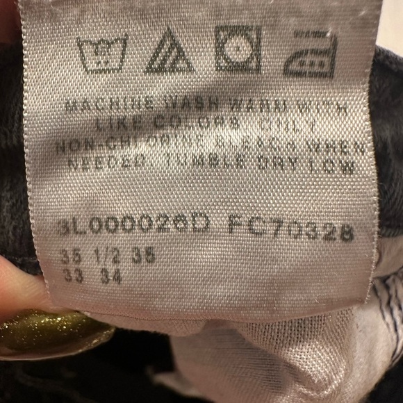 Vintage Riders High Waisted Black Jeans Women’s Size 14 Long USA Made 90s Mom - Picture 7 of 12